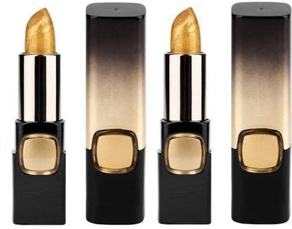 SHIMPY99 Luxury Golden Lipstick Multi-effect Micro Gold Shimmer