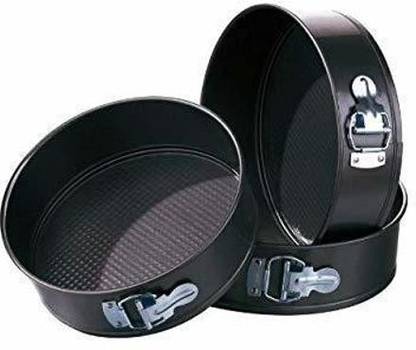 Niralasa Teflon Non Stick 3 Pieces Set Round Shape Cake Mould Full Cake Maker Cake Maker