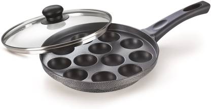 Prestige Omega Select Plus 12 Pits Paniarakkal with Lid 1.5 L capacity 24 cm diameter