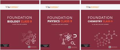 Foundation Series – IIT / NEET / Olympiad - Class 9 (3 Books Inside!) Physics, Chemistry And Biology; With Key & Solutions Through A Google Drive Link