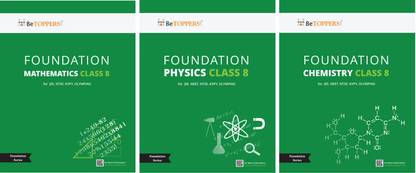 Foundation Series – IIT / NEET / Olympiad - Class 8 (3 Books Inside!) Physics, Chemistry And Mathematics; With Key & Solutions Through A Google Drive Link