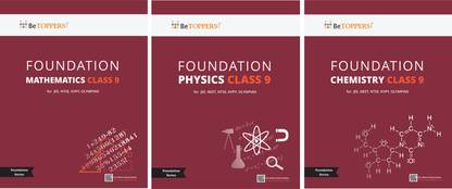 Foundation Series – IIT / NEET / Olympiad - Class 9 (3 Books Inside!) Physics, Chemistry And Mathematics; With Key & Solutions Through A Google Drive Link