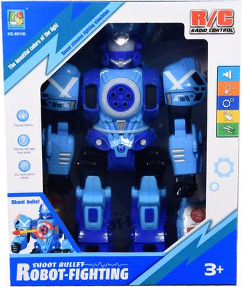 Doodleskool Remote Control Disc Shooting Talking, Dancing Robot, battery operated robot , robot fighting shoot bullet , robot fighting , robot ,