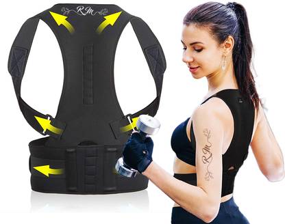 Toxen Back Pain Relief Belt,Adjustable Posture Corrector Back Brace for Back Pain Relief Posture Corrector