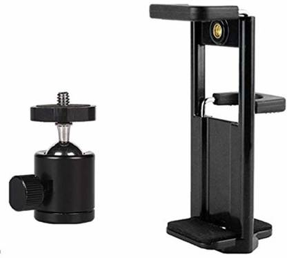 subton Ball Head For Tripod with IPad Tablet Mobile Holder Dual Side Bracket clip Mount Adapter (2 in 1) Tripod Ball Head