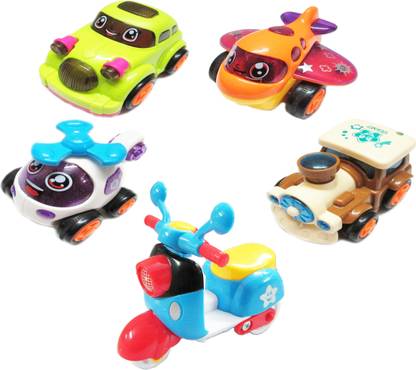 Toyco Friction Toys Set with Realistic Movements