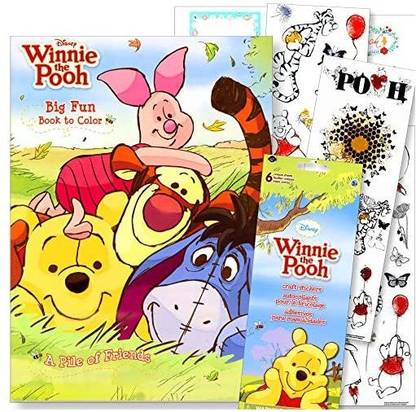 Disney Studios Winnie The Pooh Coloring Book with Winnie The Pooh Stickers