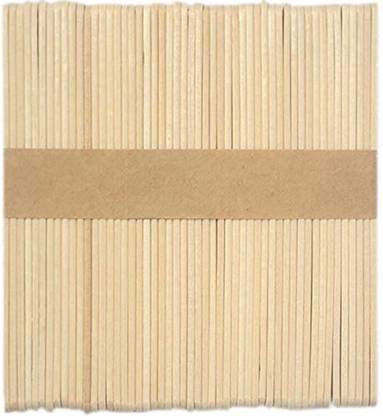 Stickwala Edge Wooden Ice Cream Sticks for Art and Crafts DIY Crafts Popsicle Stick Pack of 200 Pcs.