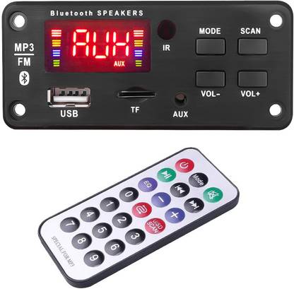 Right Gear Audio Player MP3 Decoder Board 12V Module With Remote. FM, USB & Bluetooth Connectivity. AM0 MP3 Player