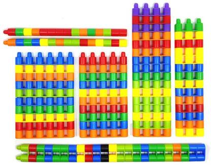Univocean DIY Plastic Bullet Head Building Blocks Toy