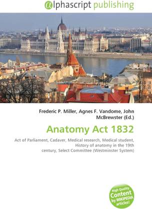 Anatomy Act 1832