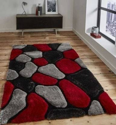 shopgallery Red, Grey Polyester Runner