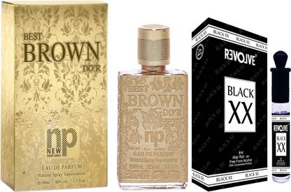 NP NEW PERFUMES BROWN PERFUME & BLACK XX ATTRA