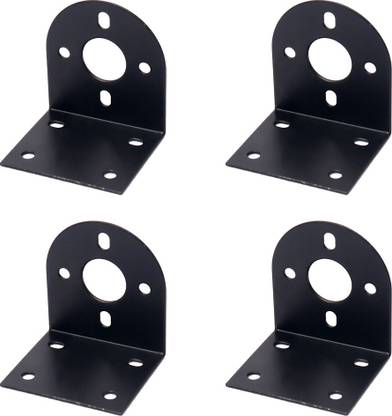 Electronic Spices 12V/24V DC Motor 775 Series Motor Mount Mounting Bracket L- Shape with screw Pack of 4 Electronic Components Electronic Hobby Kit