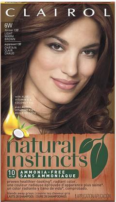 Clairol Natural Instincts Hair Color 13b, Spiced Cider, Light Warm Brown 1 Kit , Brown