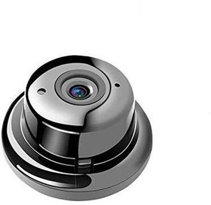 JRONJ V380 Pro WiFi Wireless HD Indore CCTV Camera for Home/Office/School Bus Security Camera (Black) Spy Camera