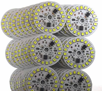 CASHWIN 25 Pcs DOB 9Watt Direct On Board LED Bulb Raw Material WHITE Color Light Electronic Light Electronic Hobby Kit