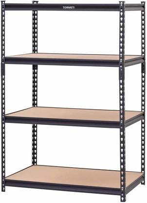 Tormeti Adjustable 4 -Section Shelves & Rack Industrial Storage Shelving Unit Boltless Rivet Rack - Adjustable Industrial Storage Shelving Unit Luggage Rack