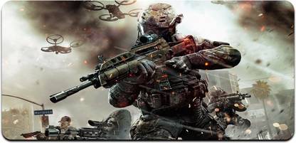 Ryca Future Soldier Wallpaper 3D Design High Resolution Desk Pad With Non-Slip Base For Gaming||PC||Laptop||Keyboard Non Slip Base Mousepad