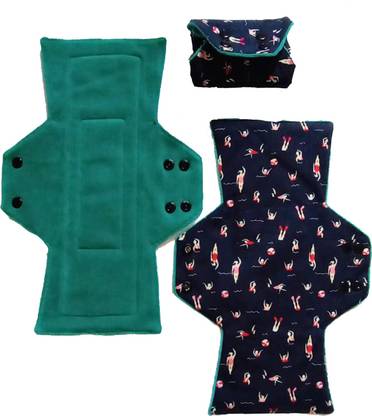 AHAM Perfectly Hygienic And Long Washable And Reusable Cloth Pads Swim Large Sanitary Pad