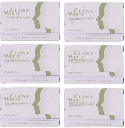 Classic White Soap For Glow And Radiance Skin(Pack Of 6)