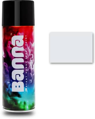 Banna Automotive Paint for Tata Cars White Spray Paint 440 ml
