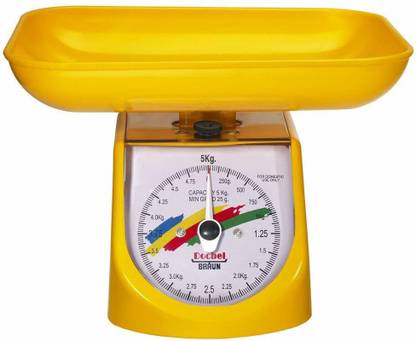 REXBURG Docbel Braun Household Kitchen Scale Weighing Scale
