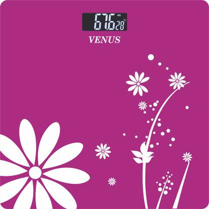 Venus Digital Electronic LCD Glass Fitness/Health Checkup Weighing Scale