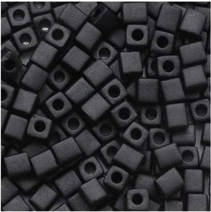 Miyuki 4Mm Glass Cube Beads Matte Opaque 4011 10 Grams