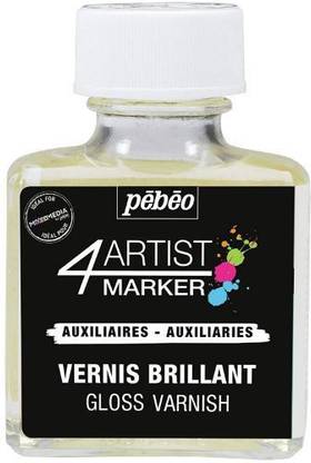 Pebeo 4Artist Marker, Gloss Varnish,75 ml Bottle Gloss Varnish