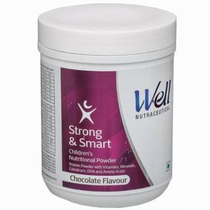 Well Strong & Smart Children's Nutritional Powder 200G (Pack of 1) Chocolate Flavored Powder