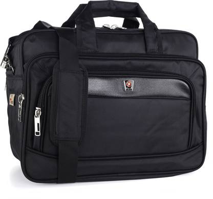 Teo 1680-Polyester Black Office Use Electrician, Technician, Service Engineer, Mechanic, Plumber and Carpenter Tool Bag Strong and Durable.1624 Waterproof Messenger Bag