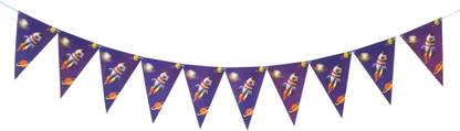 FUNCART Space theme Happy Birthday V Shape Banner