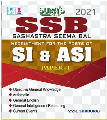 SSB (Sashastra Seema Bal) Sub-Inspector & Assistant Sub-Inspector (SI & ASI) Exam Books