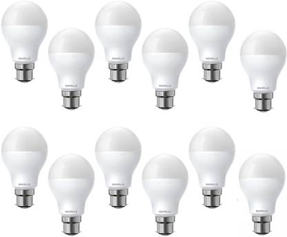 HAVELLS 9 W Round B22 LED Bulb  (White, Pack of 12) at Rs. 749