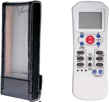 LUNAGARIYA Flip Cover for Protective Cover for Carrier AC Remote Control,PU Leather Cover Holder