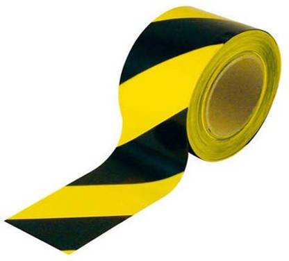 EBP ANTI SLIP, ZEBRA Crossing, FLOOR MARKING PVC - 48mm x 25 meter medium Floor Marking Tape (Manual)