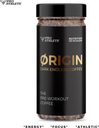 ProAthlete Origin Pre Workout Fused with L - Carnitine and L - Arginine with 4 Hours Energy Instant Coffee Instant Coffee