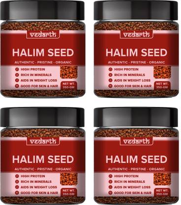 Vedarth Combo pack of 4 Organic Garden Cress Seed / Halam Seed /Halim Garden Cress Seeds