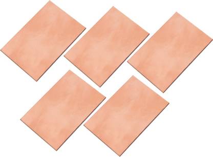 Electronic Spices 5PCS Single-Sided (5.2X7.7 CM) Small Size Copper Clad Laminate PCB Circuit Board Electronic Components Electronic Hobby Kit