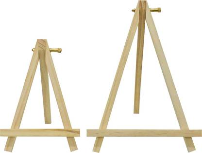 EmbroideryMaterial.com Easel Stand for Hoop Embroidery & Cross-Stitch Display 6inch, 8inch Combo(1 Piece Each Size) Embroidery Frame