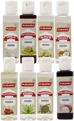 PURAMIO Culinary essence, (Pack of 8) - Each 30ml Mixed Fruit Liquid Food Essence