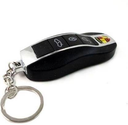 ASTRUMS Electric Shock Car Remote Keychain Keyring Toy Prank With Led Torch Laser Light Shock Car with laser and torch Gag Toy