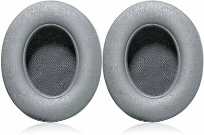 SYGA Cushions Replacement Ear Pads for Beats Studio 2 & 3 (B0501, B0500) Wired & Wireless-Softer Leather, Luxurious Memory Foam-Enhanced Noise Isolation & Stronger Adhesive-Grey Over The Ear Headphone Cushion