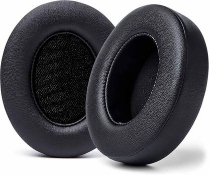 SYGA Cushions Replacement Ear Pads for Beats Studio 2 & 3 (B0501, B0500) Wired & Wireless-Softer Leather, Luxurious Memory Foam-Enhanced Noise Isolation & Stronger Adhesive-Black Over The Ear Headphone Cushion