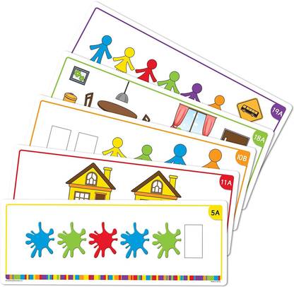 LEARNING RESOURCES All About Me Family Counters Activity Cards