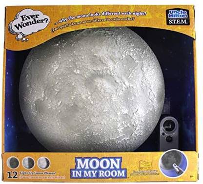 Uncle Milton Moon In My Room,The Moon comes to life in your room with soft light and authentic detail