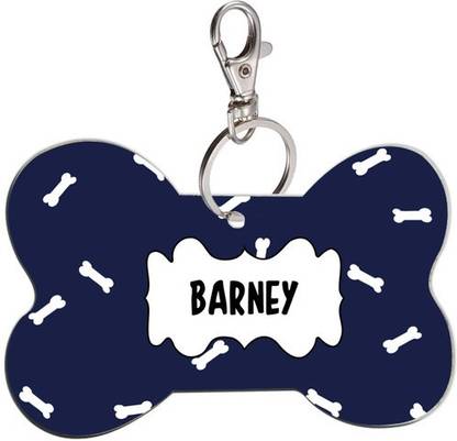 SKY TRENDS Bone Shape Collar Locket/Pendant for Dogs & Puppy -106 Info Engraved Dog Collar Charm
