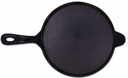 Bharath Agencies Premium Quality Cast iron Dosa tawa with Handle - 26 Cm Tawa 26 cm diameter