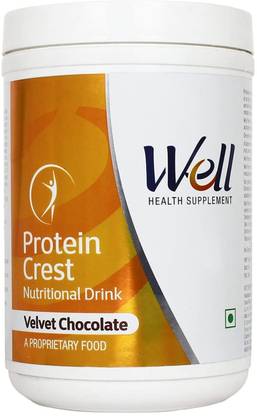 Well Protein Crest nutritional Drink(Health Supplement) 500g (Pack of 1) EAA (Essential Amino Acids)